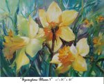 Springtime Bloom 1, Oil on Canvas